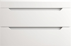 Style Line Тумба с раковиной Остин 80 подвесная белая матовая – фотография-1